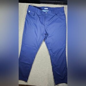 Peter Millar Eb66 Pants Mens 40x32 Performance Golf Stretch Flat Front